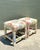 Vintage Printed Paper Napkin Low Stools - A Pair For Sale - Image 11 of 12