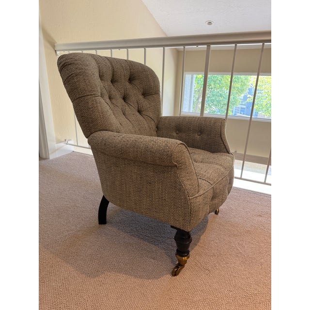 Ralph Lauren Home Ralph Lauren English Country Style Armchair For Sale - Image 4 of 7