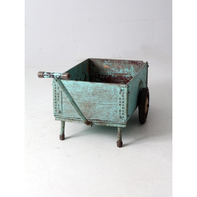 Vintage Wooden Garden Cart For Sale - Image 6 of 12