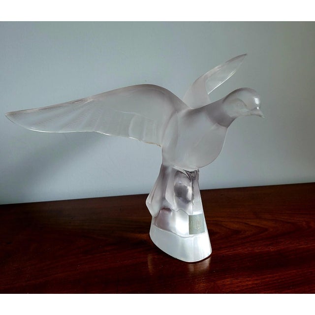 Glass Large Oiseau de Feu Sculpture from Lalique For Sale - Image 7 of 7