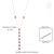 Metal 2.16 Carat Mozambique Red Ruby & Diamond Lariat Necklace in 14k Yellow Gold For Sale - Image 7 of 11