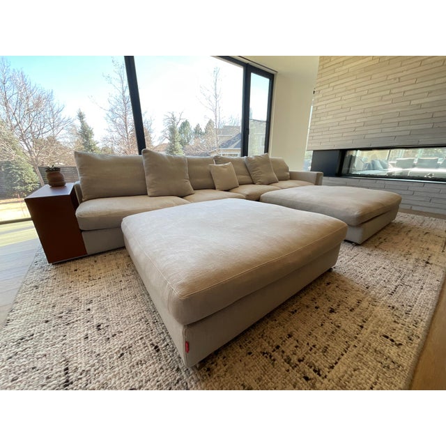 Khaki Flexform "Groundpiece" Sectional Sofa For Sale - Image 8 of 15