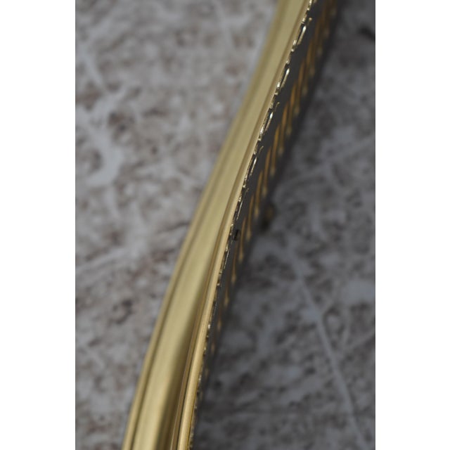 Traditional Virginia Metalcrafters Williamsburg Style Brass Fireplace Fender For Sale - Image 3 of 10