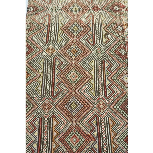 Antique Turkish Afion Kilim Runner For Sale - Image 6 of 13