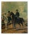 J. Cusachs, Military Officers on Horseback, 1890s-1910s, Oil on Canvas For Sale