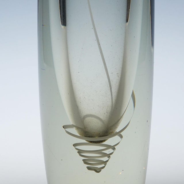1950s Art Glass Vase Serpente by Gunnel Nyman for Nuutajarvi Notsio For Sale - Image 5 of 8