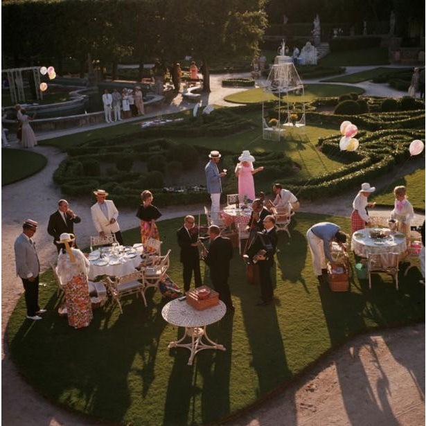 Slim Aarons Garden Party Slim Aarons C Print For Sale - Image 4 of 4