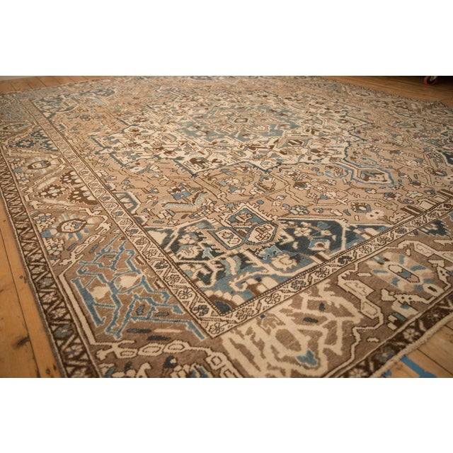Old New House Vintage Distressed Bakhtiari Carpet - 10'2" x 12'1" For Sale - Image 4 of 11