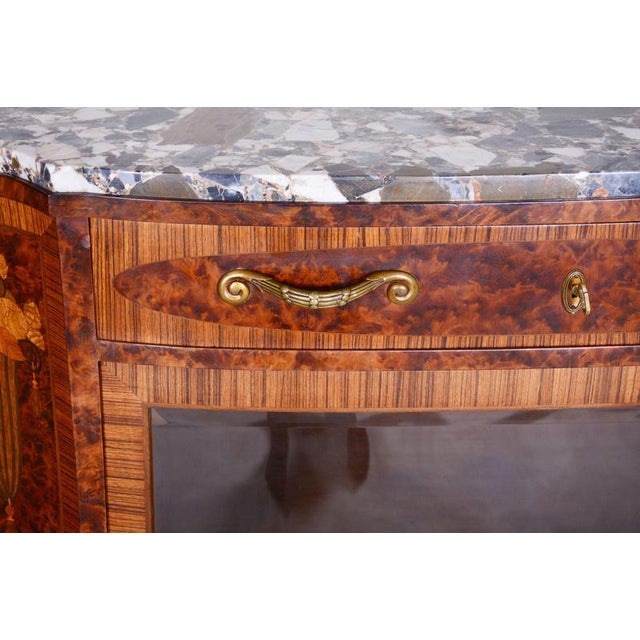 Art Deco Mahogany, Marble and Bronze Buffet by Paul Follot, France, 1920s For Sale - Image 4 of 18