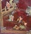 Antique Asian Oxblood Red Cabinet With Green Interior For Sale - Image 13 of 18