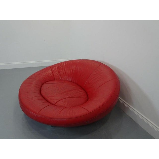 DS-152 Lounge Sofa in Classic Red Leather from de Sede For Sale - Image 4 of 7