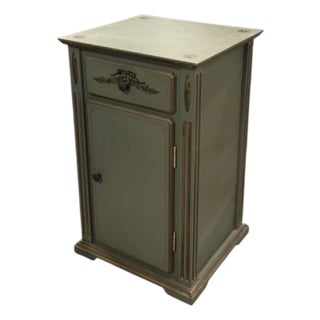 Vintage French Neoclassical Style Painted Accent Cabinet For Sale