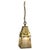 Gold Arts and Crafts Brass Hall Lantern, 1920s For Sale - Image 8 of 8