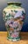 1970s Green and Gold Chinese Vase For Sale - Image 5 of 7