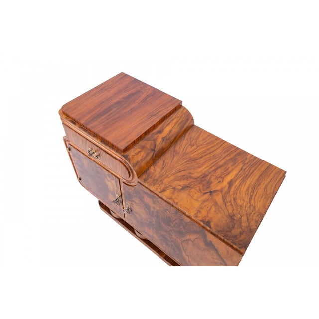 Art Deco Chest of Drawers, Poland, 1940s For Sale - Image 12 of 14