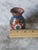 Ceramic Hand-Painted Miniature Mexican Terra Cotta Vase With Floral Design For Sale - Image 7 of 11