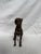 Cast Iron Male Patina Great Dane. Medium Size, 1940s. In Excellent Condition.