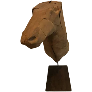 Early 20th Century Taxidermy Mold Horse Head