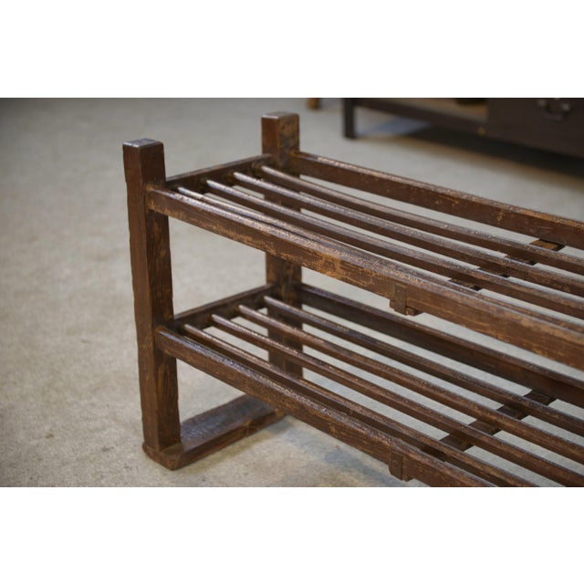 Elm Shoe Cabinet, 1950s For Sale - Image 11 of 12