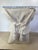 Late 20th Century John Dickinson Style Plaster Faux Bois Draped Rope and Tassel Side Table For Sale - Image 9 of 11