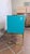Light Blue Murano Glass Bedside Tables in Brass and Gray Velvet from Justfurnituress SRL, Set of 2 For Sale - Image 6 of 10