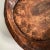 A gorgeous, large shallow wooden bowl with handle likely originating from India. This antique/ vintage chapati bowl...