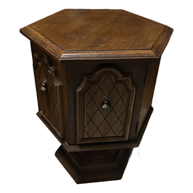 1970s Retro Shape Wooden Side Table For Sale