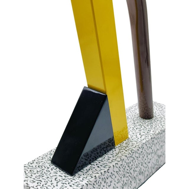 Metal Tahiti Table Lamp by Ettore Sottsass for Memphis Milano, Italy, 1981 For Sale - Image 7 of 10