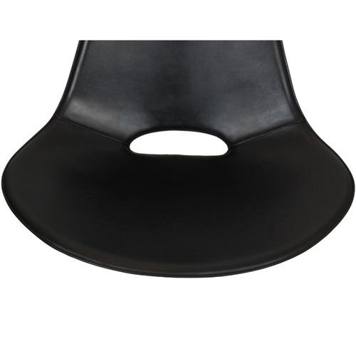 Scimitar Chair in Black Leather No. 23 from Fabricius and Kastholm, 1990s For Sale - Image 9 of 18