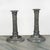 Gray Vintage Tin Candlesticks, 1770s, Set of 2 For Sale - Image 8 of 8