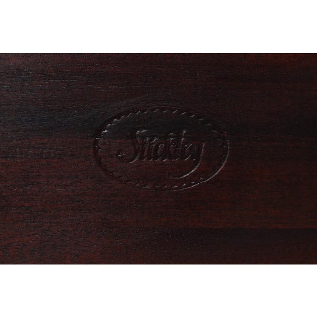 Stickley Queen Size Mahogany Canopy Poster Bed For Sale - Image 17 of 18