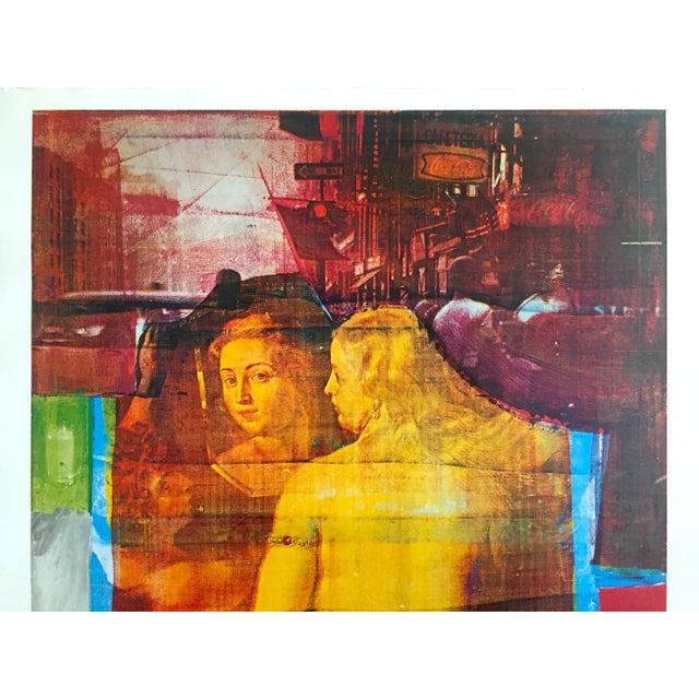 This Robert Rauschenberg rare vintage 1979 Dumont Art calendar lithograph print Pop Art poster " Persimmon " 1964, is an...