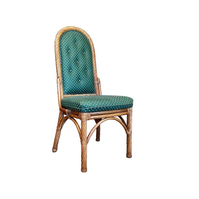 These vintage rattan chairs have so much style! Twisted rattan creates a dramatic effect; making the chairs ideal for...