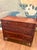 Brown Late 19th Century French Louis XVI Style Walnut 3-Drawer Commode For Sale - Image 8 of 8