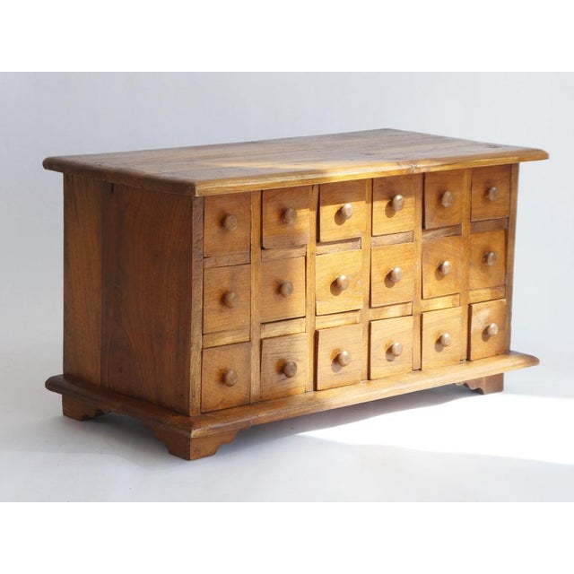 Wood Small Vintage Apothecary Cabinet in Wood, 1960s For Sale - Image 7 of 12