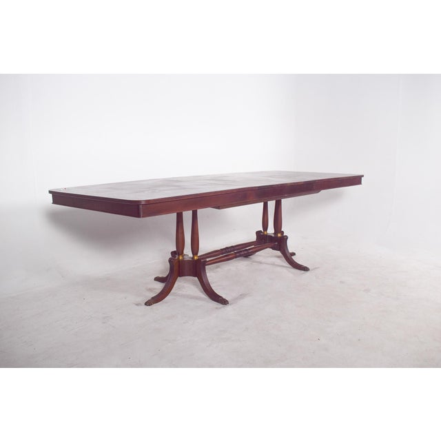 European Rectangular Extendable Dining Table, 1900s For Sale - Image 9 of 12