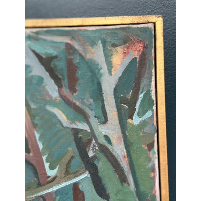Thure Lindskoog, Forest, 1960s, Oil Painting on Canvas, Framed For Sale - Image 14 of 16