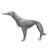 Art Deco Life-Size Art Deco Styled Fiberglass Borzoi Russian Hunting Hound Dog Statue For Sale - Image 3 of 8