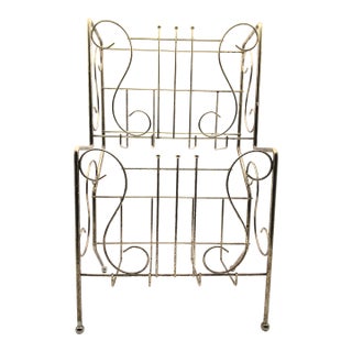 Large Vintage Brass Magazine / Record Vinyl Holder For Sale