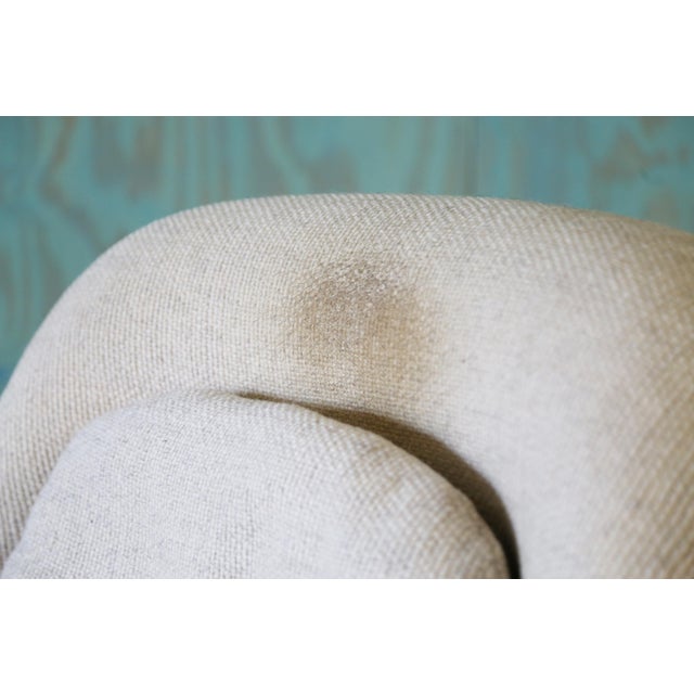 1960s Lounge Chair in Fiberglass and Cato Fabric, Attributed to Bill Stephens for Knoll For Sale - Image 10 of 18