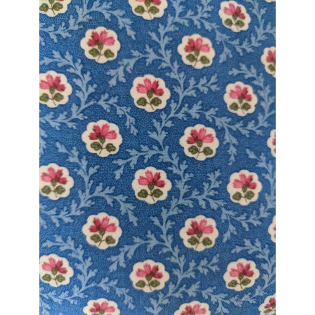 Late 20th Century Vintage Pierre Deux Style Decorative Throw Pillow With Piping For Sale - Image 5 of 7