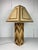 Stunning and extremely rare pencil reed table lamp with original shade, 1970s. This lamp has been attributed to Italy...