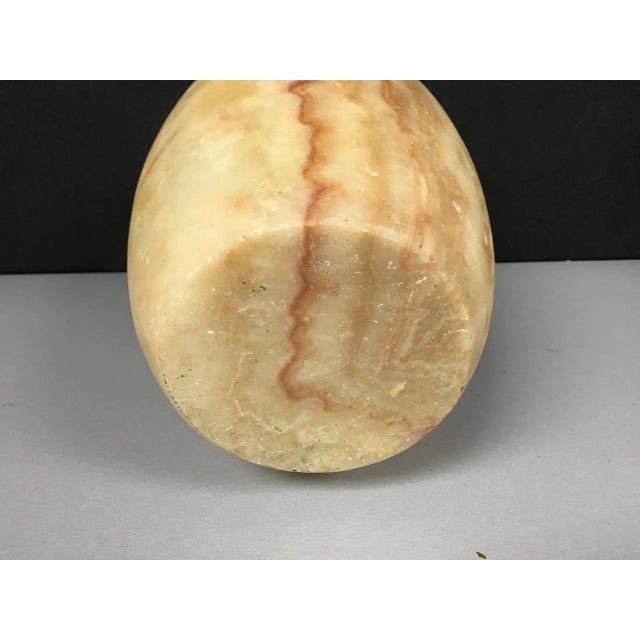 Vintage Egyptian Alabaster Carved Vase For Sale In Tampa - Image 6 of 8