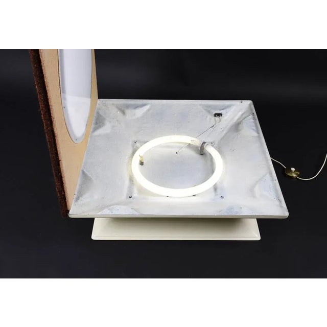 Brown Mid-Century Modern Italian Coffee Table with Internal Light from MIM, 1970s For Sale - Image 8 of 10