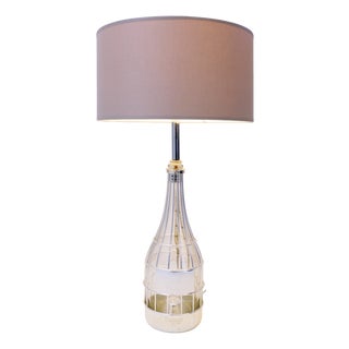 Decanter Table Lamp by Maison Christofle for Ruinart, 1980s For Sale