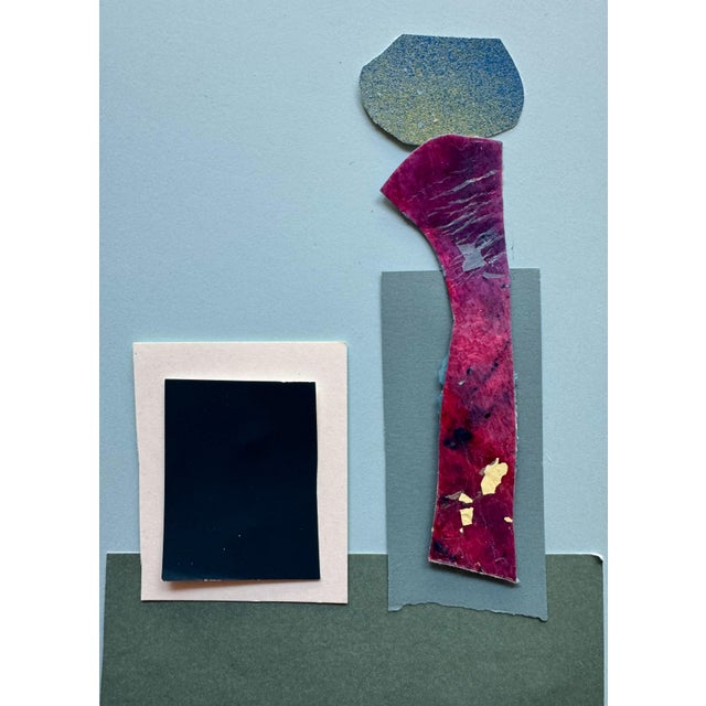 Paper "Pop Music 7" Original Mixed-Media Collage on Paper by Zac Woodiel For Sale - Image 7 of 9