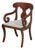 Henkel Harris Vintage Cherry Scroll Arm Open Armchair For Sale