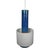 Danish Modern Blue Relief Glazed Pendant Lamp by Nils Kähler for Hak, 1960s For Sale - Image 12 of 12