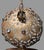 Mid 20th Century Vintage Japan Ornate Cut Out Brass Hanging Lamp Light Fixture W Faceted Jewels For Sale - Image 5 of 10