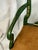Wood 1980s Signed Norman Lundin Green Chinoiserie Armchair For Sale - Image 7 of 18